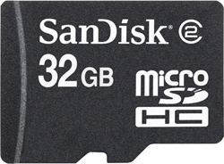 SanDisk 32 Gigabyte MicroSDHC Card