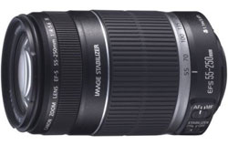 Canon EF-S 55-250mm f/4-5.6 IS lens
