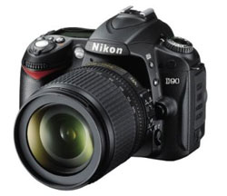 Nikon D90 dslr camera