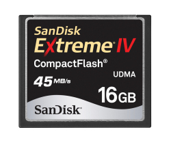 SanDisk Extreme IV 16 gb compact flash card