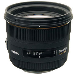 Sigma 50mm F1.4 EX DG HSM lens