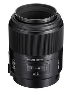 Sony 100mm f/2.8 macro SAL-100M28 lens